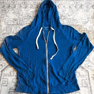 American Eagle blue zip up @gigisnbees